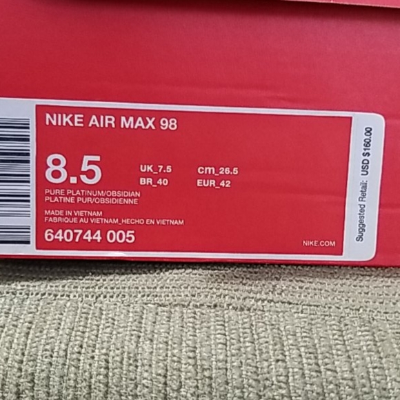 ✔Authentic Nike Air Max 98✔ - Picture 2 of 16